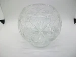 Majestic Gifts Hand Cut Mouth Blown Crystal Rose Bowl - Made Europe 6" X 3.75". Fixed Price $90.00.