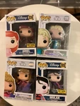 Funko Pop! Disney Princess Lot - Ariel 220 Elsa 1319 Aurora 1316 Mulan 323. Fixed Price $49.50.