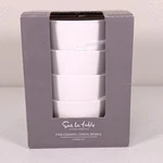 Sur La Table Fine Ceramic Cereal Bowls 4-PACK 5.75" Kitchen Essentials White. Fixed Price $24.95.