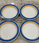 4 Dansk Bistro Kobenhavn Rimmed Soup Pasta Salad Bowls 8" Shallow Some New. Fixed Price $32.31.