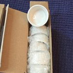Six-piece White Ceramic Round Dipping Bowls Set Smooth Finish. Fixed Price $15.99.
