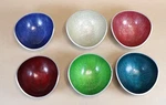 Simply Designz Set Of 6 Colorful Nut Snack Dip Bowls Modern Serving 5"X5" Oblong. Fixed Price $29.97.
