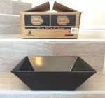 G.e.t. Enterprises ML-248-BK Square Bowl Melamine Siciliano 12"X12"X5" Set Of 3. Fixed Price $44.99.