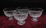 Godinger Dublin Footed Dessert/ice Cream Bowls - SET/4 New W/tags. Fixed Price $39.95.