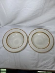 Mikasa Antique Gold Lace 10" Round Vegetable Bowls Set Of L5531 / 250. Fixed Price $67.87.