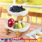2-TIER Countertop Fruit Vegetable Basket Bowl Storage Rack Home Kitchen Bathroom. Fixed Price $30.43.