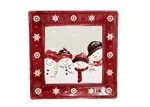 St Nicholas Sqaure Warm Wishes 11" Snowman Dinner Plate 11WW1001. Fixed Price $17.00.
