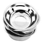 Salad Mixing Bowls Set Of 6 Stainless Steel Serving Kitchen Cooking. Fixed Price $28.09.