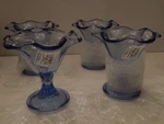 Nwt Set 4 Rocco Bormioli Blue Primavera Dessert Zaffiro Glasses Made In Italy. Fixed Price $39.99.