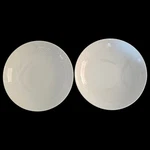 Kahla Bowls Snowflakes Friendship Salad Rice Soup 7-7/8" Germany White Set Of 2. Fixed Price $19.98.