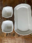 Southern Living Gallery Platter Tray 15 And Dip Bowls 3 Piece Set. Fixed Price $44.05.