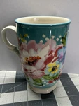 The Pioneer Woman "melody" Floral Stoneware Latte Coffee Mug 18 Oz. K. Fixed Price $22.00.
