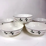 Mikasa Christopher Stuart Holiday Splendor Fruit Dessert Bowls Set Of 6 Y1025. Fixed Price $55.00.