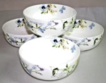 Mikasa Jolie Bone China Floral 6" Soup/cereal Bowls Set Of Four New. Fixed Price $54.90.