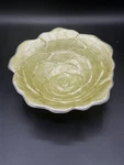 Rare Julia Knight Rose 8" Bowl In Kiwi Green. Fixed Price $48.00.