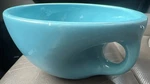 Elan Mcpherson Flavour Design Udon Noodle Buddha Ceramic Teal Blue Bowl. Fixed Price $16.99.