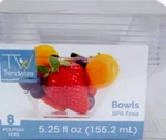 Creative Converting 3.5" X 1.75" Square Plastic Bowls. Fixed Price $13.99.