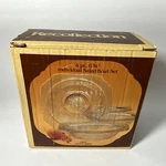 Vtg Indiana Glass Reflections 4-PC Crystal 4492 Salad Bowl Set 6.75" Nib. Fixed Price $17.50.