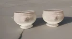 Cac China Set Of (2) Lion Head Soup Tureens. Fixed Price $25.00.