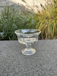 Rochere France Ice Cream Cup Clear Glass Set Of 4. Fixed Price $39.95.