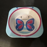 Skip Hop Zoo Butterfly Melamine Todder Dinner Meal Bowl. Fixed Price $5.99.