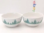 Royal Norfolk Pine Tree Winter Evergreen Bowls Cereal Salad Side Dish. Fixed Price $13.99.