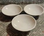 Set 3 Thomas By Rosenthal Loft White Round Dip Dishes Bowls Made In Germany. Fixed Price $30.00.
