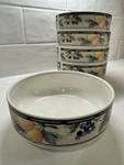 5 Mikasa Intaglio CAC29 Garden Harvest Ceramic Bowls Set Malaysia. Fixed Price $39.99.