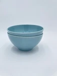 Set Of 2 Ikea 15199 Turquoise Cereal/soup Bowls 6 1/4". Fixed Price $19.99.