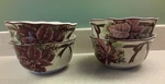 222 Fifth Yuletide Celebration Soup/cereal Bowls Poinsettia Of 4 New. Fixed Price $35.95.