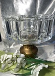Vintage "grainware Regal" Lucite/acrylic William Bounds Optical/faceted 12"BOWL. Fixed Price $43.75.