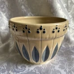 Vintage Tender Heart Fluted Blue Leaf Berry Small Mixing Bowl Kitchen Baking. Fixed Price $19.95.