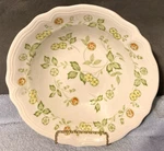 Vintage 1978 Petite Flora #4009 Ironstone Sears 9.5" Serving/vegetable Bowl-euc. Fixed Price $27.95.