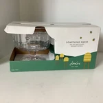 Joules "something Sweet" Bee Dessert Sundae Ice Cream Trifle Bowls Set Of 2 Nib. Fixed Price $32.00.