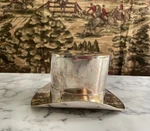 Rare Ralph Lauren Silverplate Balmoral Finley Top Hat Nut Bowl Tray Decanter. Fixed Price $255.00.