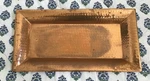 Old India Int. Hammered Copper 18" Rectangular Serving Tray Crate & Barrel. Fixed Price $39.99.