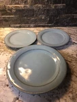 Gibson Elite Terranea Teal Salad Plates Reactive Glaze Cotta 1 Din 2. Fixed Price $12.00.