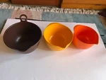 Mcm 2 Rosti 1 Ira Denmark Mepal Yellow Orange Melamine Mixing Bowl 3 4 Liters. Fixed Price $54.00.