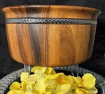 Nambe Acacia Wood Braid Salad, Centerpiece, Display Bowl "great Condition". Fixed Price $73.00.
