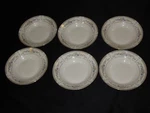 6 Apropos Bridgehampton 8" Soup Cereal Bowls. Fixed Price $42.49.