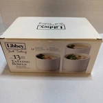 Libbey Just Tasting 12 Piece White Ceramic Bowls Original Box. Fixed Price $17.99.