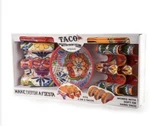 Prepara "four Person Taco Set" With Multi Holders, Spoons & Bowl New Cinco. Fixed Price $60.00.
