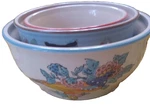 Bowls Nesting Set 3*ROYAL* Bird Floral Prints. Fixed Price $23.99.