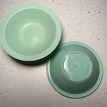 Lot (4) Zylon Mint Green Melamine Small Bowls 5 Made Usa. Fixed Price $10.00.