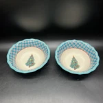 Pioneer Woman Wishful Winter Tree Bowls 7.5INCHES Set Of 2. Fixed Price $10.58.