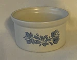 Pfaltzgraff Yorktowne Open Butter Tub #065 Blue Floral Stoneware Free Shipping. Fixed Price $9.99.