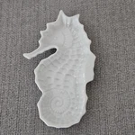 White Porcelain Seahorse Fish Dish Andrea Sadek Trinket Home Coastal Nautical. Fixed Price $25.00.