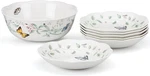 6437719 Butterfly Meadow 7-PIECE Bowl Set. Fixed Price $100.13.