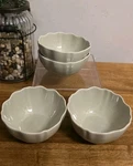 Hearth & Hand By Magnolia 4PC Scalloped Mini Stoneware Dessert Bowls Set ". Fixed Price $29.27.