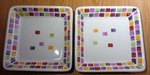 Pampered Chef Simple Additions 7 1/4" Salad Plates Set Of 2. Fixed Price $12.00.